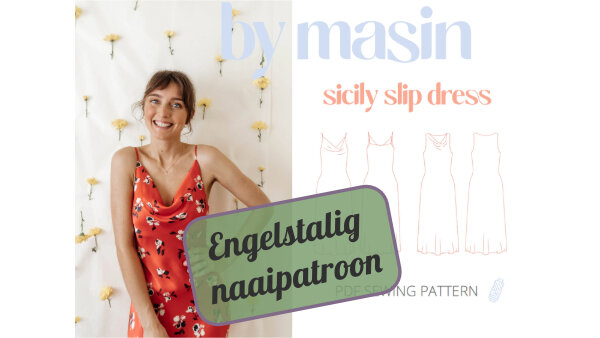 Naaipatroon Sicily Slip Dress - Maak jouw Perfecte Zomerjurk met dit PDF naaipatroon