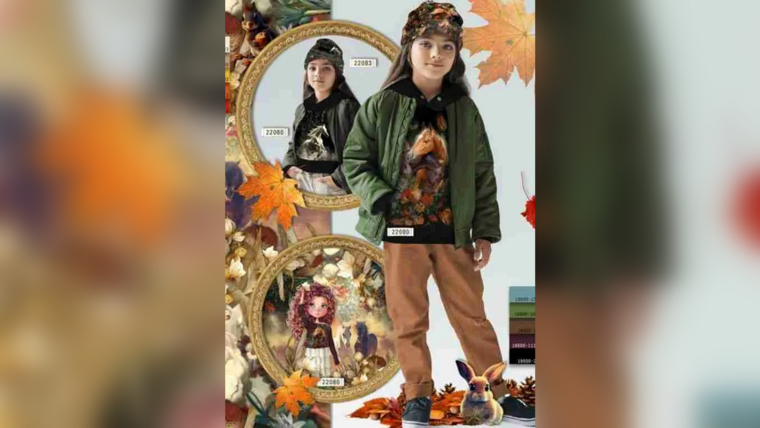 Kinderkleding eenvoudig naaien met Paneelstof French Terry paarden