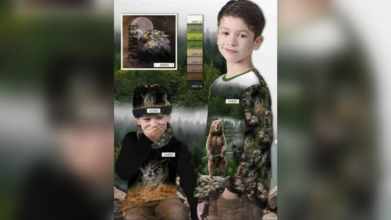 De mooiste kinderkleding naaien met Paneelstof French Terry Wild