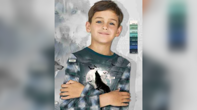 Eenvoudig kleding voor kids naaien met Paneelstof French Terry Wolven