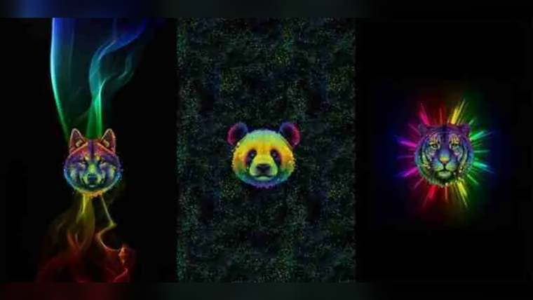 Paneelstof French Terry Glowing Wildlife kopen 