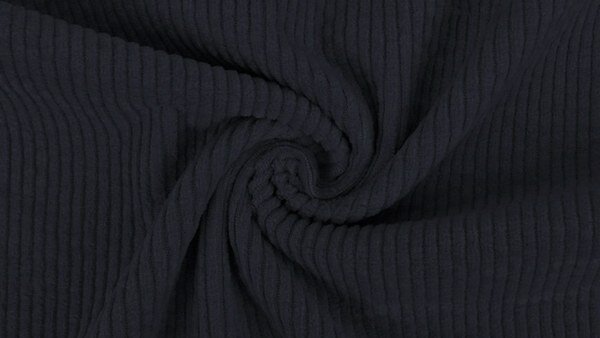 ribfluweel stretch marineblauw textuur