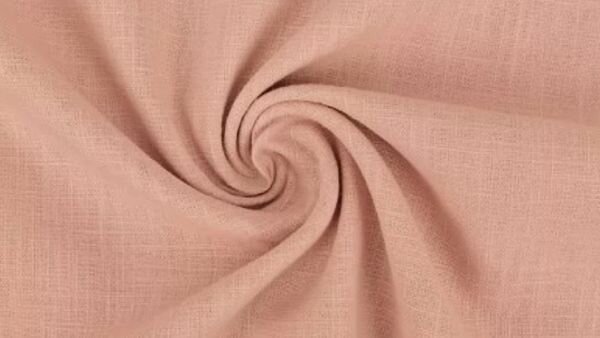 Naaien met hoge kwaliteit Oud roze linnen stof