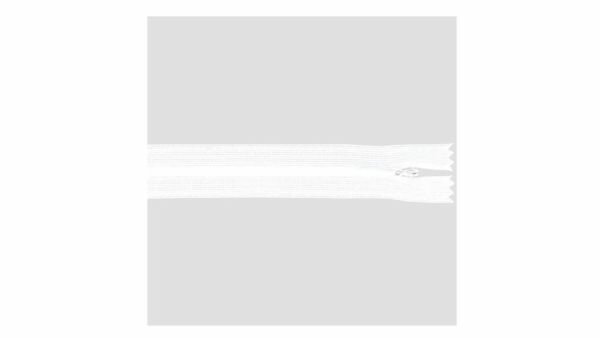 Blinde Rits - 22 cm - Wit