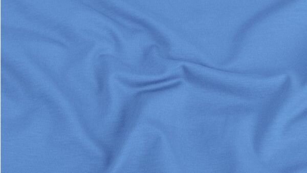 katoen jersey stof licht blauw