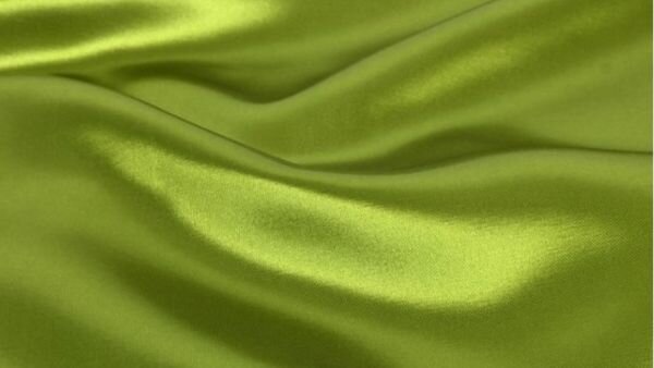 soepele satijn polyester stof groen