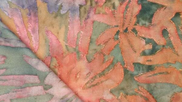 Oranje burn-out tricot