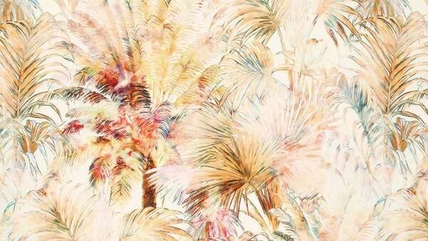 Geweven viscose print