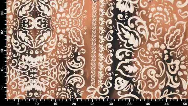 Geweven viscose motief