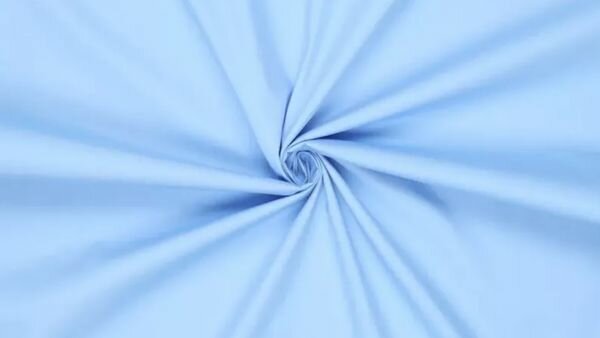 Geweven katoen babyblauw