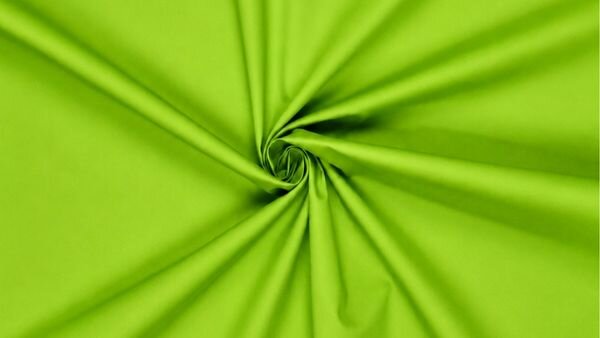 Poplin katoen lime groen