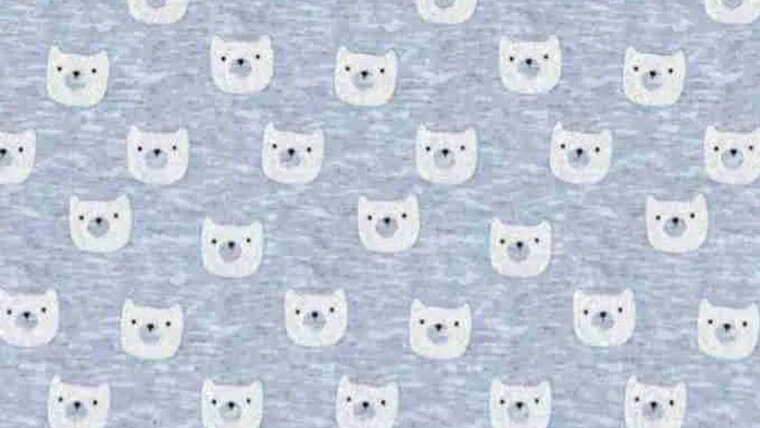 Blauwe alpenfleece met beertjes