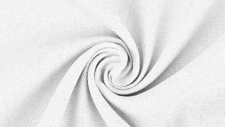 Witte canvas katoen stof