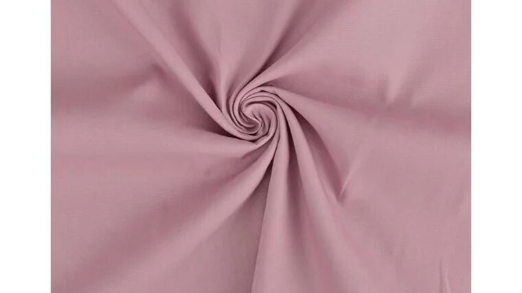 Zacht oud roze poplin katoen
