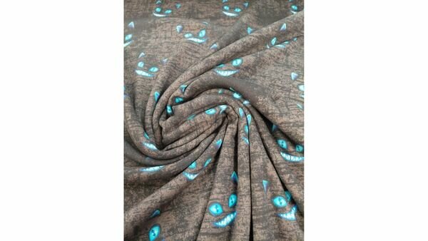 Warme fleece kattenprint