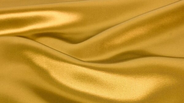 Elegante goudkleurige satijn voor jurk of tas