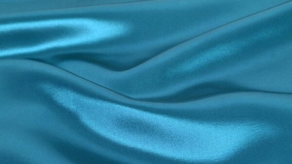 Luxe aqua blauwe stof voor zelfmaakmode