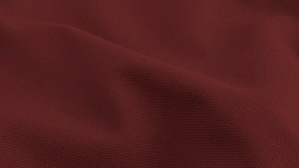 Effen bordeaux canvas katoen