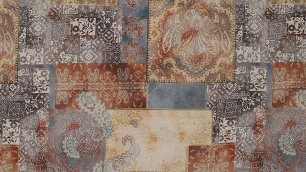 Viscose stof met dessin