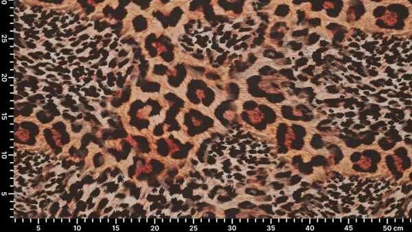 Geweven viscose camel bruin