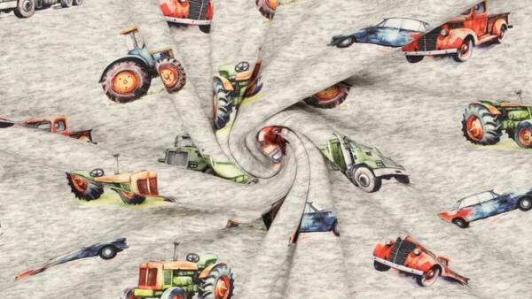 Alpenfleece vrachtwagen print