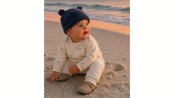 Katoenen stretchstof voor babykleding