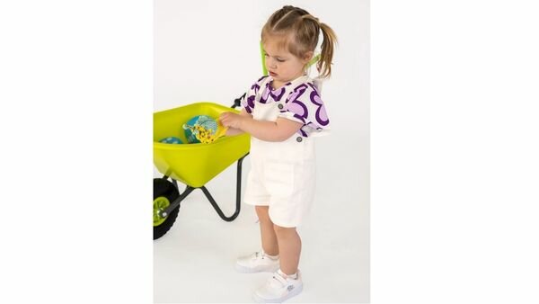 Zachte tricot met bloemenprint