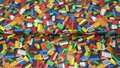 Lego tricot jersey stof - stoere trend kinderstof kopen 