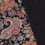 Klassieke viscose jersey met paisley print - Staal blauw