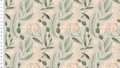 Taupe viscose tricot stof met stylez bladeren kopen 