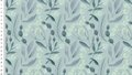 Oud groene viscose tricot stof met stylez bladeren kopen 