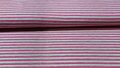 Gestreepte tricot stof (fuchsia, licht grijs, wit)