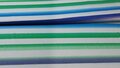 Goedkope Gestreepte tricot stof (wit, paars, groen en blauw) bestellen