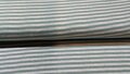 Oud groen - wit gestreepte tricot stof