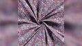Kobalt blauwe abstract bedrukte katoenen stof kopen 