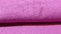 Zachte katoenen badstof in fuchsia kleur