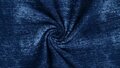 Navy blauwe French Terry stof voor zelfmaakmode