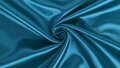Glanzende aqua satijn voor kleding maken