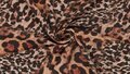 Camelbruine panterprint viscose