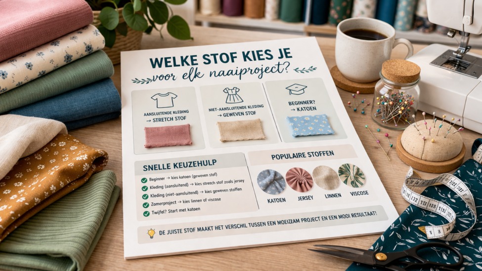De ultieme gids: welke stof kies je voor elk naaiproject?