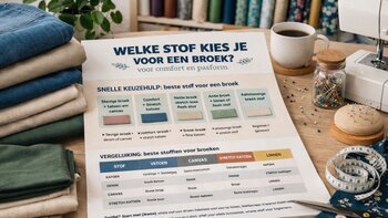 Welke stof voor een broek? Beste keuzes voor comfort en pasvorm
